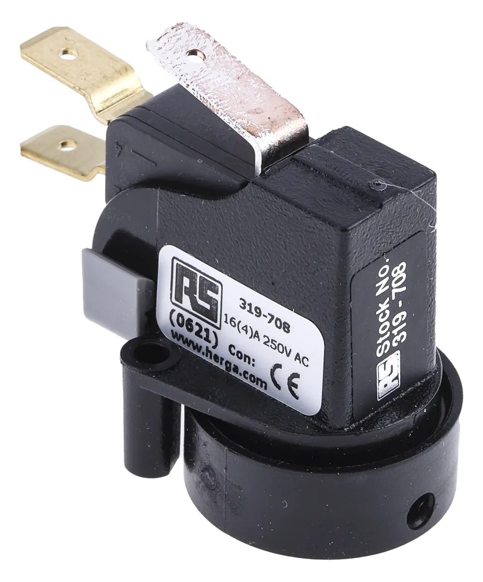 Produktfoto 1 von RS PRO 687 Druckluftschalter Oberfläche 250 mm Tastend