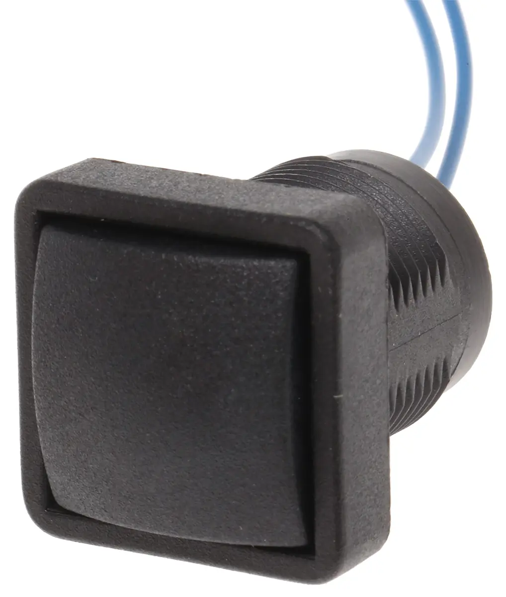 Produktfoto 1 von ITW 49-59 Druckschalter lichtdurchlässig Tastend Panel Ø 16 mm, SPST / 10A 50 V dc 250 V ac, IP67