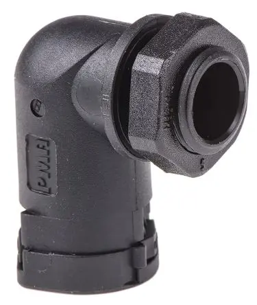 Produktfoto 1 von PMA PMA Smart Line LND Polyamid 6 Kabelrohr Befestigung Abgewinkelt M16 12 mm Schwarz Schwarz-Finish IP66