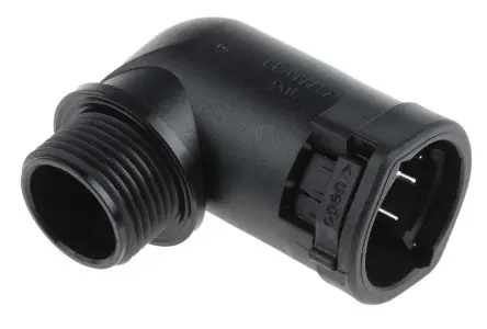Produktfoto 1 von PMA ALWD Polyamid 6 Kabelrohr Befestigung Kabelrohr M20 20 mm Schwarz Schwarz-Finish IP66