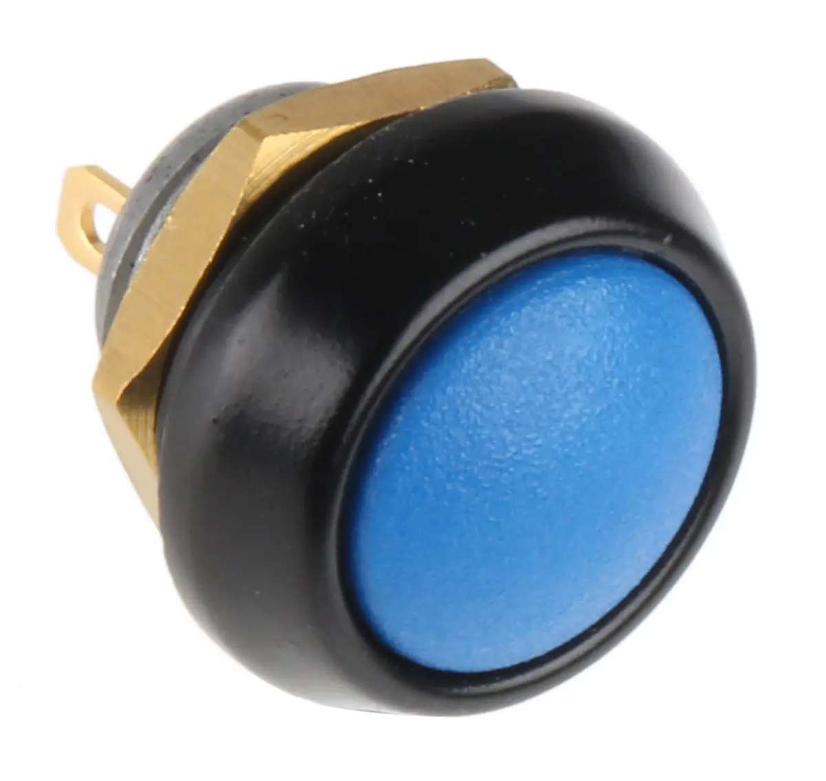 Produktfoto 1 von ITW 59 Miniaturdruckschalter lichtdurchlässig Tastend Panel Ø 13.6 mm, SPST / 400mA 50 V dc 125 V ac, IP67