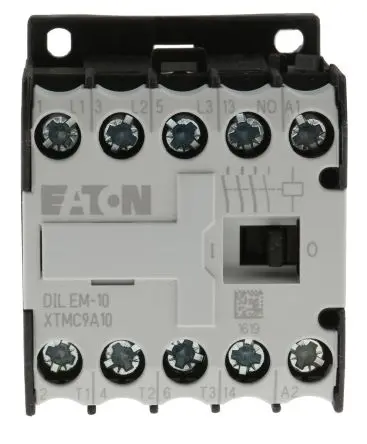Produktfoto 1 von Eaton DILEM Schütz 240V ac-Spule, 3-polig, 400V ac / 9 A 240V ac 4 kW 3 Schließer Motorsteuerung, Widerstandsbelastung