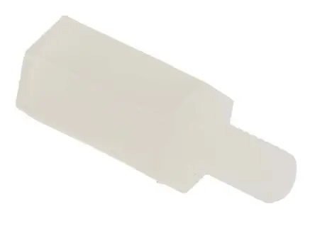 Produktfoto 1 von RS PRO Abstandhalter, Länge 10 mm, Nylon 6.6, Sechskant M3 M3, 5.6 mm 6.5 mm