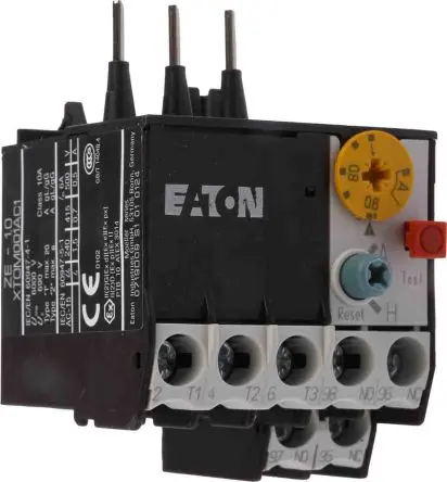 Produktfoto 1 von Eaton ZE Überlastrelais, / 0.6A, 1 A 6 W 1 Schließer/1 Öffner, 600V ac / 1A, 106 mm x 45mm