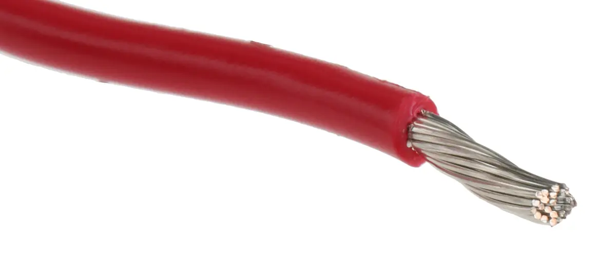 Produktfoto 1 von Alpha Wire Premium Schaltdraht, 20 AWG 30 m Rot Ø 1.75 mm 10 Litzen