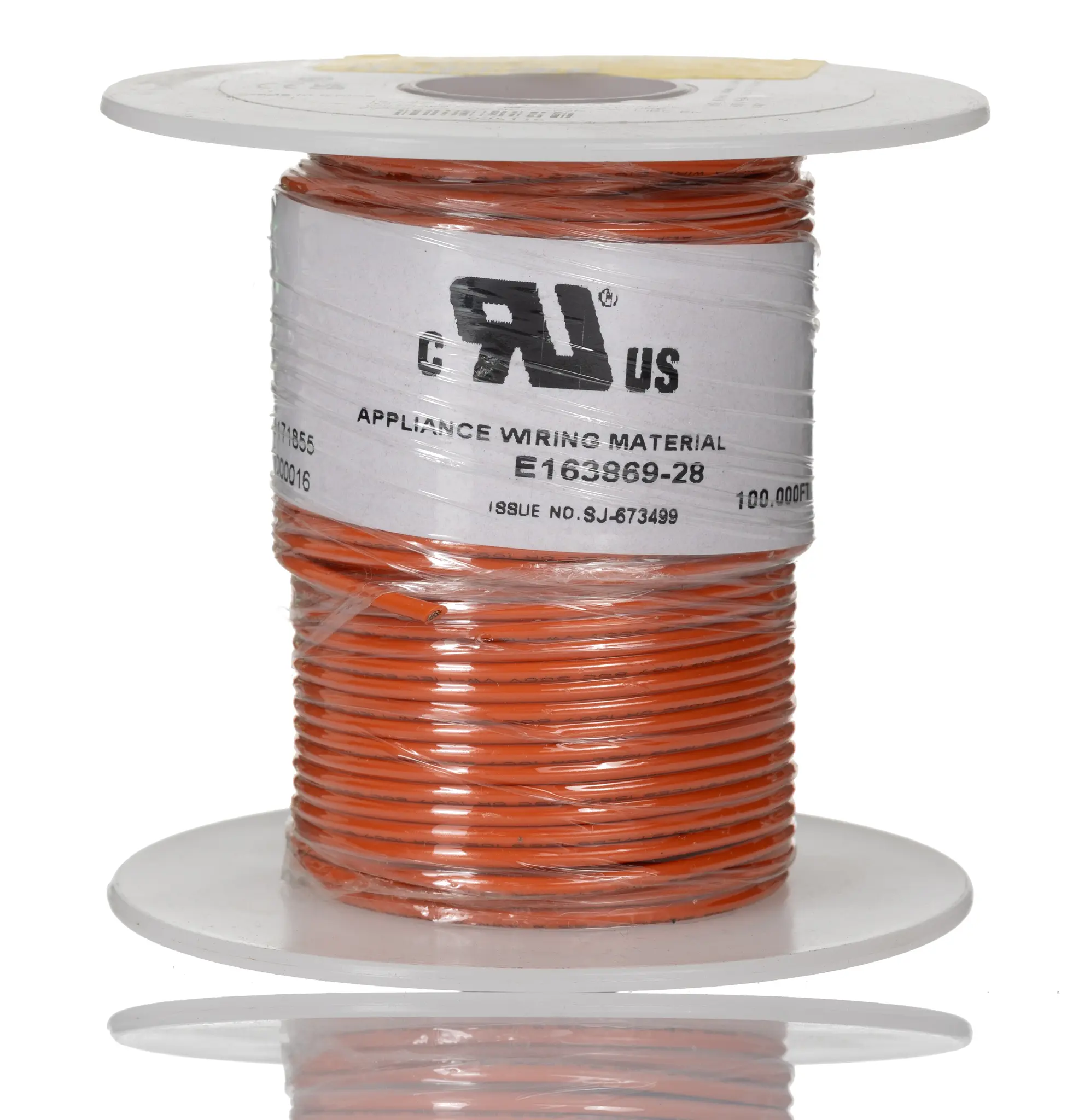 Produktfoto 1 von Alpha Wire Premium 3055 Schaltdraht, 18 AWG 30 m Orange Ø 2.01 mm 16 Litzen Polyvinylchlorid