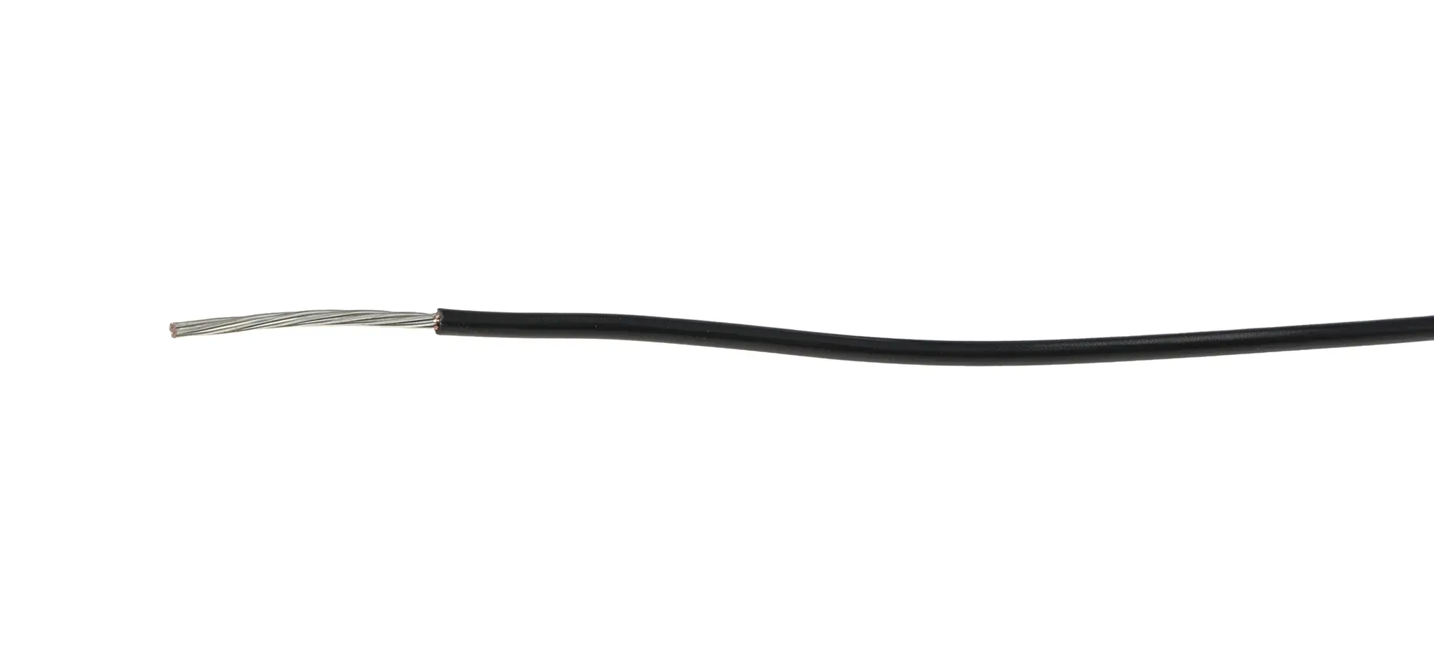 Produktfoto 1 von Alpha Wire 3252 Schaltdraht, 20 AWG 30 m Schwarz Ø 1.47 mm 7 Litzen Polyvinylchlorid