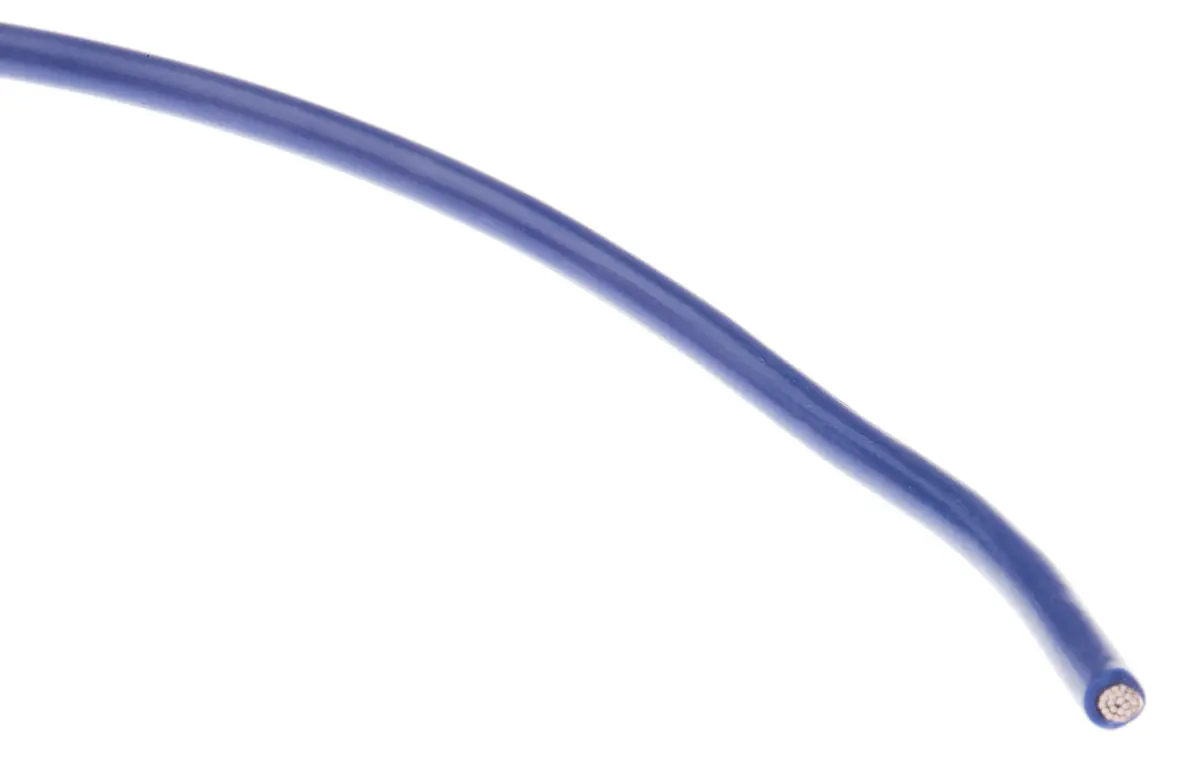 Produktfoto 1 von Alpha Wire 3057 Schaltdraht, 16 AWG 30 m Blau Ø 2.34 mm 26 Litzen Polyvinylchlorid