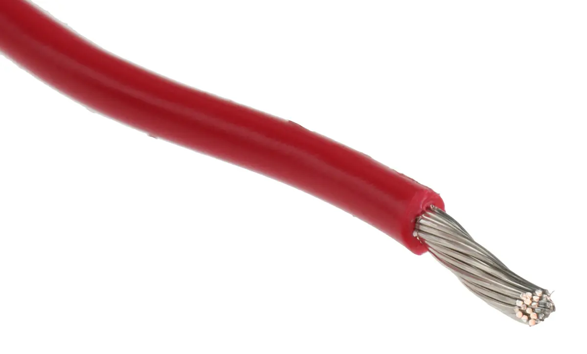 Produktfoto 1 von Alpha Wire Premium Schaltdraht, 16 AWG 30 m Rot Ø 2.34 mm 26 Litzen Polyvinylchlorid, Polyvinylchlorid