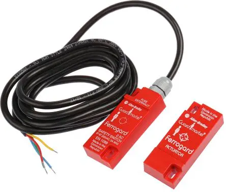 Produktfoto 1 von Allen Bradley 440N Magnetisch 2-m-Kabel Berührungsloser Sicherheitsschalter aus Kunststoff, Öffner, Magnetisch Betätiger