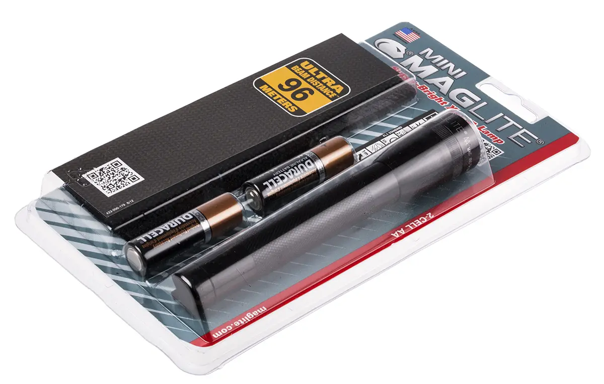 Produktfoto 1 von Maglite Taschenlampe Glühlampe Schwarz, 14 lm / MINI, 146 mm