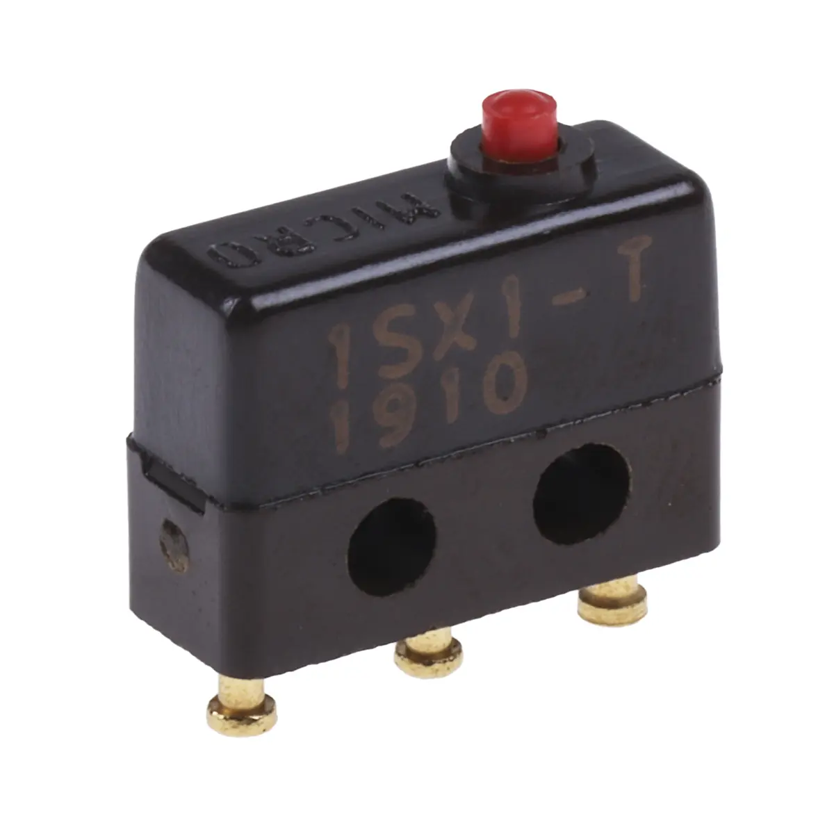 Produktfoto 1 von Honeywell Subminiatur-Mikroschalter Taste-Betätiger Lot, 1-poliger Umschalter, 250 V ac, 7A 1.39N -54 °C - 121 °C