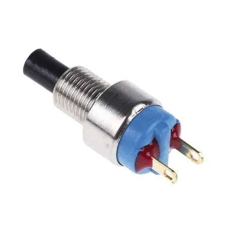 Produktfoto 1 von APEM 9000 Miniaturdruckschalter Tastend Panel Ø 6.5 mm, SPST / 100mA 30 V dc