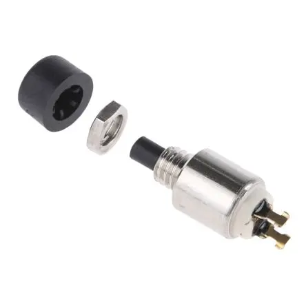 Produktfoto 1 von APEM 9000 Miniaturdruckschalter Tastend Panel Ø 4.2 mm, SPST / 100mA 30 V dc