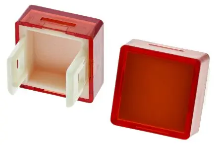 Produktfoto 1 von Saia-Burgess Druckschalterlinse Rot Vierkant