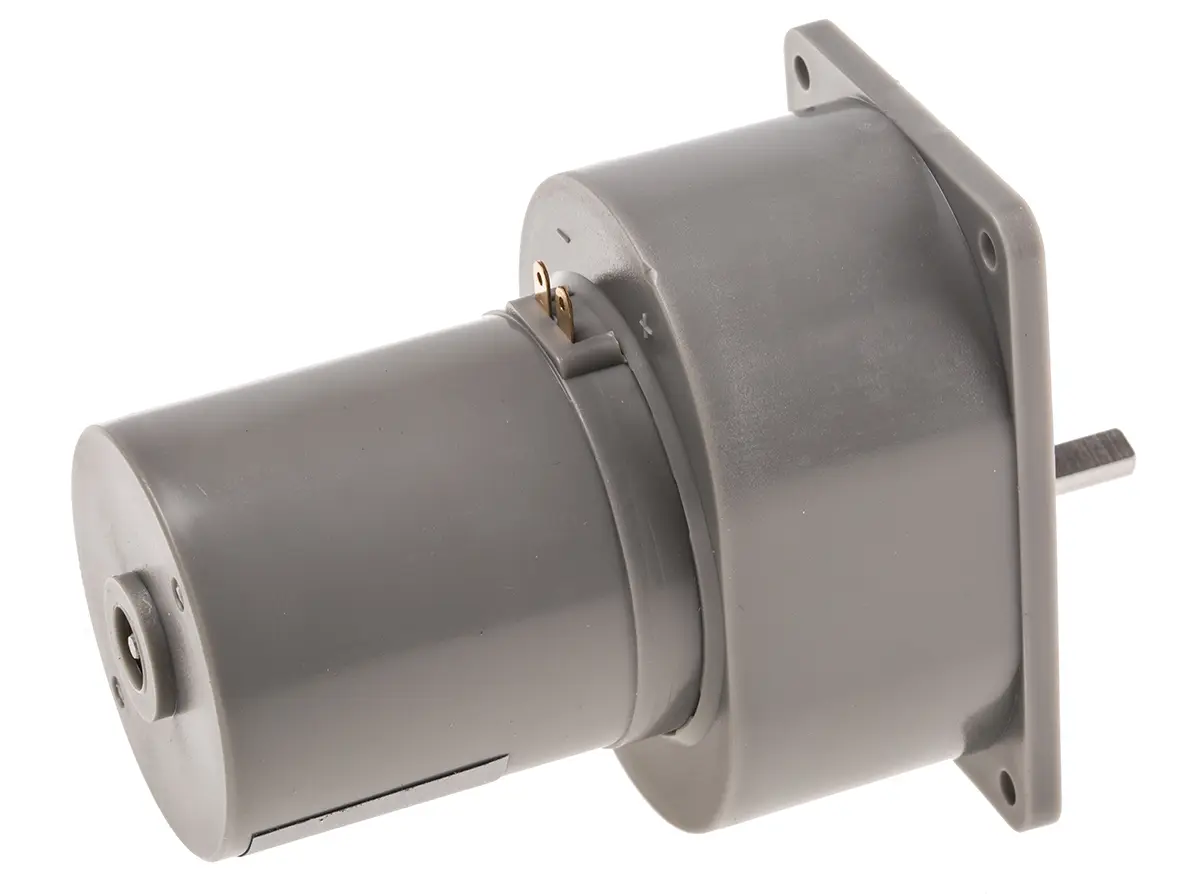 Produktfoto 1 von Philips M. Getriebe DC-Getriebemotor bis 30 Ncm, 12 V dc / 5 W, 60 rpm, Wellen-Ø 4 mm, 54 mm x 39 mm x 16 mm