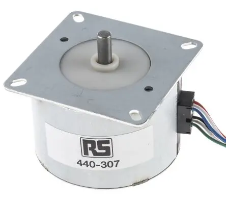 Produktfoto 1 von Crouzet Permanentmagnet 7.5 ° Schrittmotor 12.7V / 50mA 0.24Nm, 65 mm Wellen-Ø 6 mm