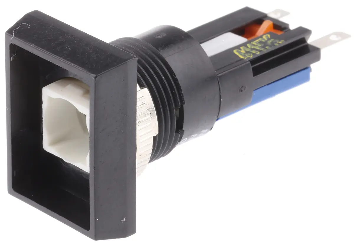 Produktfoto 1 von Saia-Burgess Druckschalter Beleuchtet Tastend Panel Ø 16 mm, 1-poliger Umschalter / 5 A 250 V ac, IP40