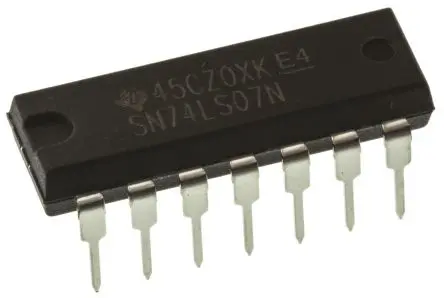 Produktfoto 1 von Texas Instruments Buffer & Line-Driver Puffer, Treiber LS 6-Bit Open-Collector Nicht invertierend 14-Pin PDIP