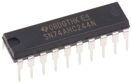 Produktfoto 1 von Texas Instruments Buffer & Line-Driver Buffer & Line-Driver HC 8-Bit Tri-State Invertierer 20-Pin PDIP
