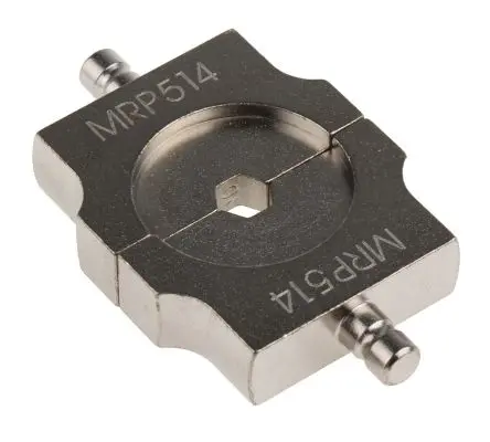 Produktfoto 1 von RS PRO D36 Crimp-Matrizensatz Schwarz, Crimpmatrize