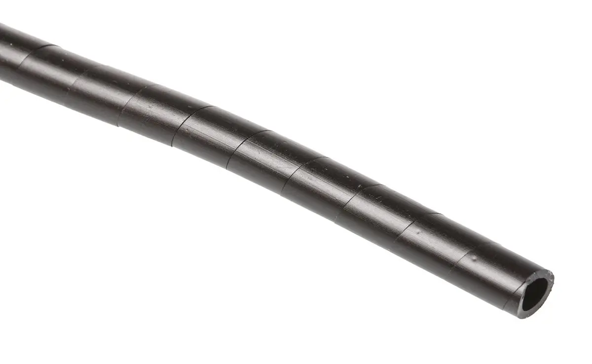 Produktfoto 1 von HellermannTyton SBPE Spiral-Kabelumwicklung / 5 mm Polyethylen Schwarz, für Kabel-Ø 4 mm bis 20 mm, Länge 5 m