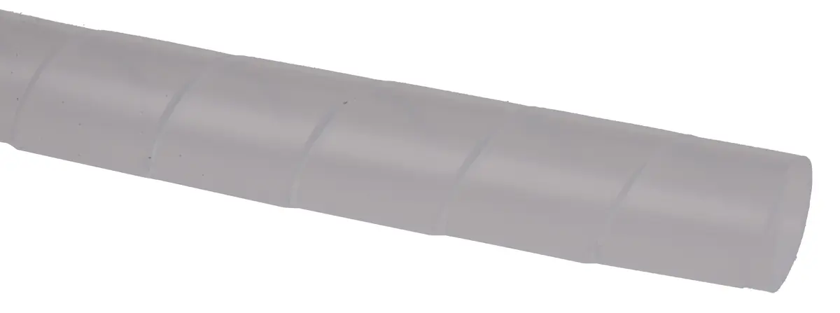 Produktfoto 1 von HellermannTyton SBPE Spiral-Kabelumwicklung / 10 mm Polyethylen Natur, für Kabel-Ø 9 mm bis 100 mm, Länge 5 m