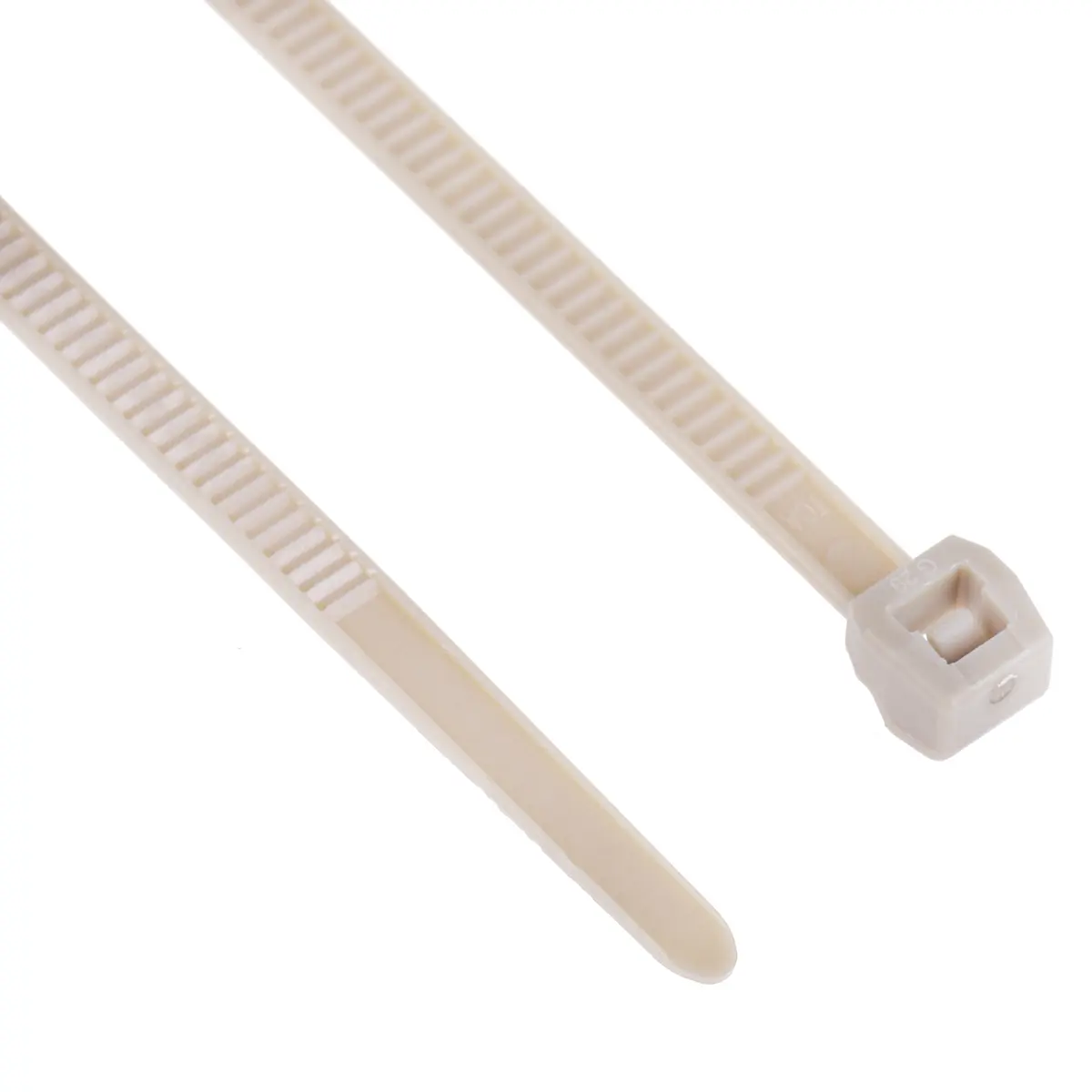 Produktfoto 1 von HellermannTyton PT2A Polyetheretherketon Kabelbinder Nicht lösbar Beige 3.4 mm x 145 mm