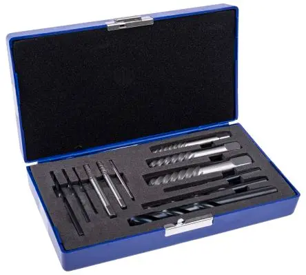 RS PRO, 12-teilig Schraubenausdreher-Set, Kunststoff, HSS, 2,5 mm, 3,3 mm, 4,2 mm, 5,0 mm, 6,8 mm