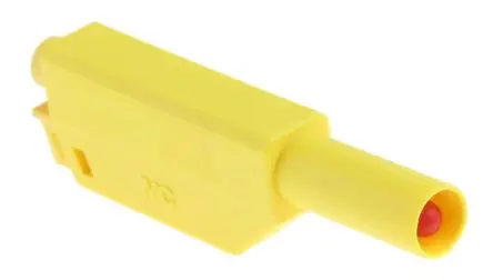 Produktfoto 1 von Staubli 4 mm Stecker Gelb Bananenstecker, Kontakt Gold, 1000V 32A Lot