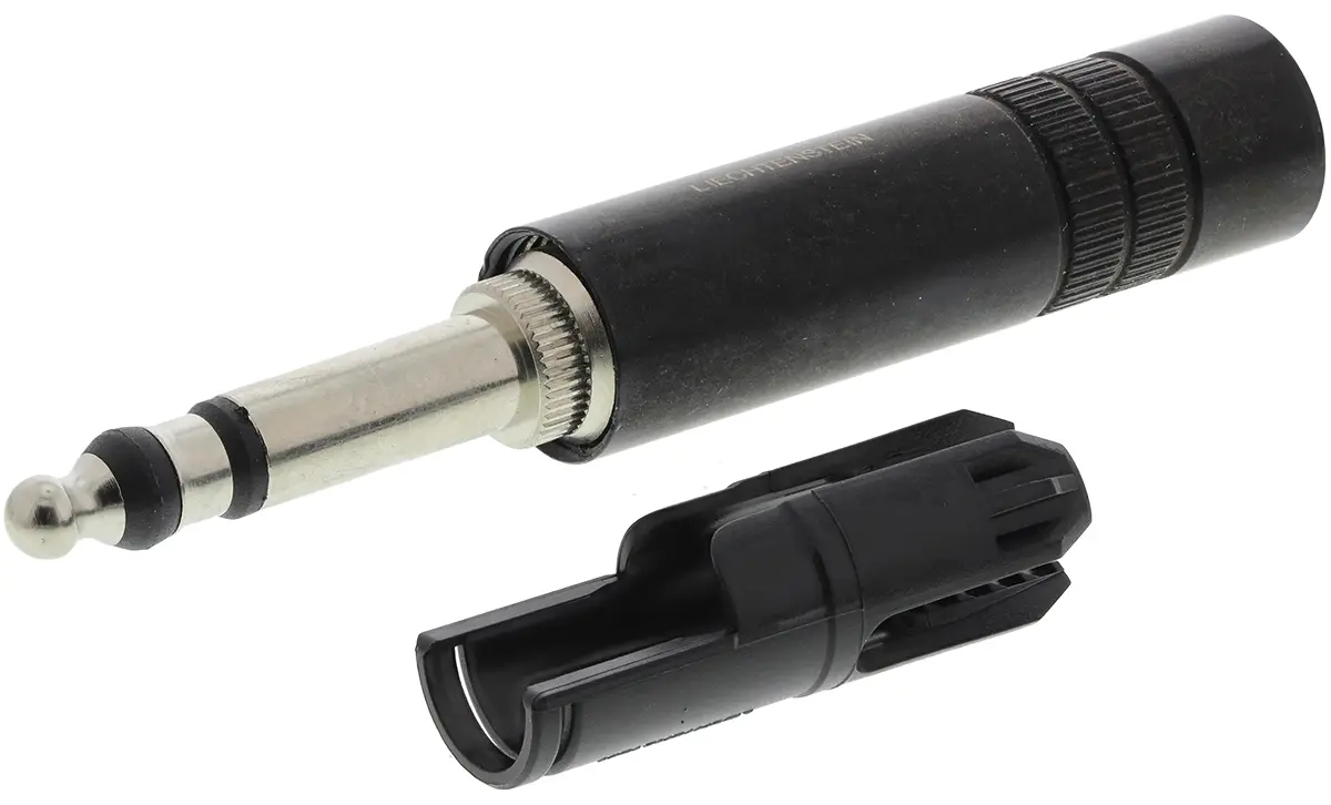 Produktfoto 1 von Neutrik Klinkenstecker 6.35 mm Gerade Kabel Buchse 3 Stereo 3A Presssitz