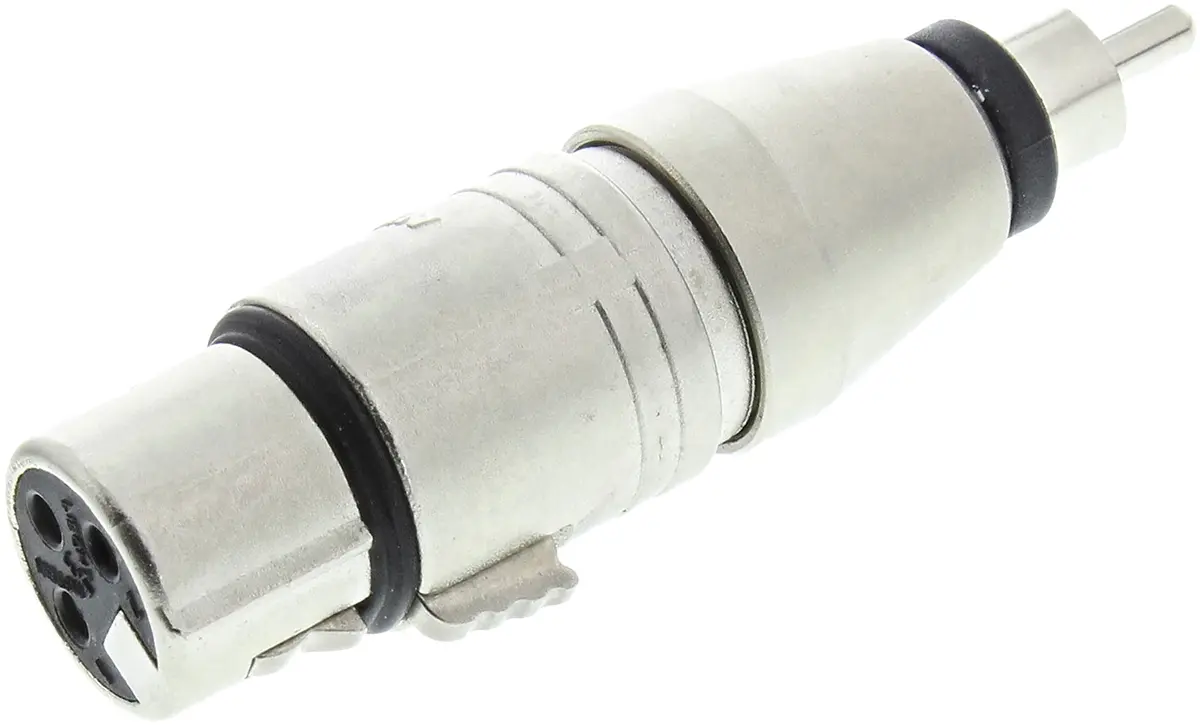 Produktfoto 1 von Neutrik Gerade XLR RCA Buchse Audio AV-Adapter Stecker, 68 mm