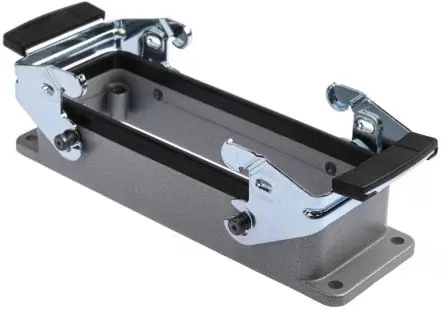 Produktfoto 1 von EPIC H-BE Stromanschluss-Sockel Doppelter Hebel 2, Panel H-B 24 Sockel, IP65