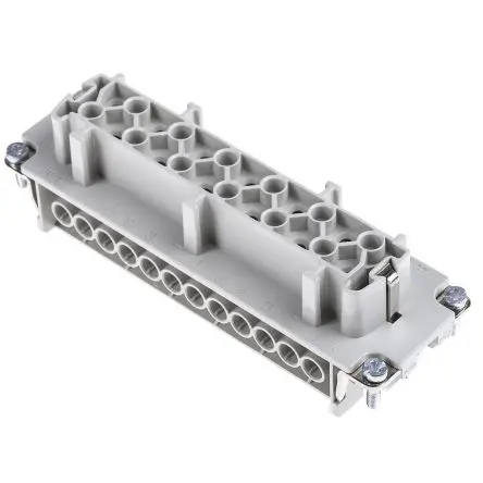 Produktfoto 1 von EPIC H-BE Modul für robusten Stromversorgungsstecker Buchse, 24-polig 16A, Kabel, Steckverbindereinsatz