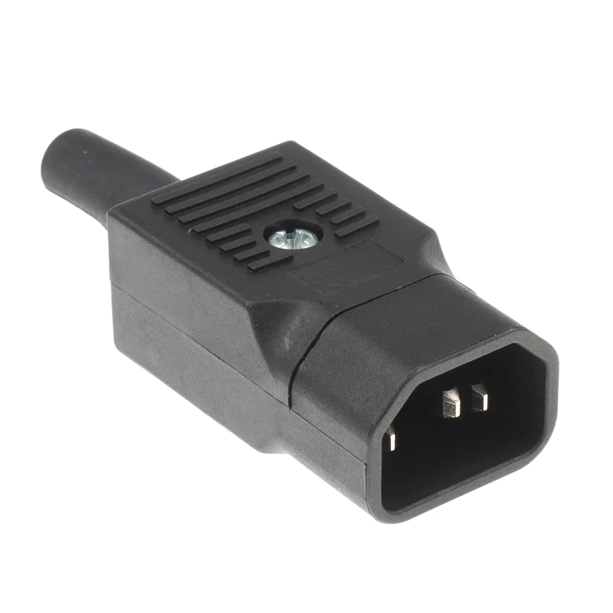 Produktfoto 1 von Bulgin PX0686 IEC-Steckverbinder C14 250V, Gerade Stecker, Kabel 10A, 2-poliger Stecker Japan