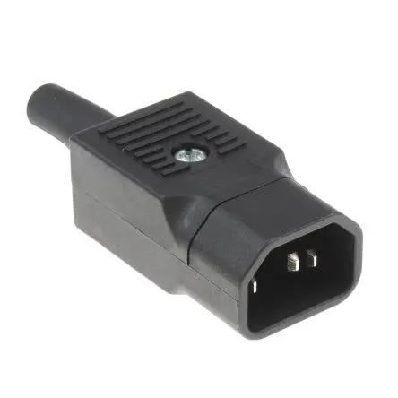 Produktfoto 1 von Bulgin PX0686 IEC-Steckverbinder C14 250V, Gerade Stecker, Kabel 10A, 2-poliger Stecker Japan