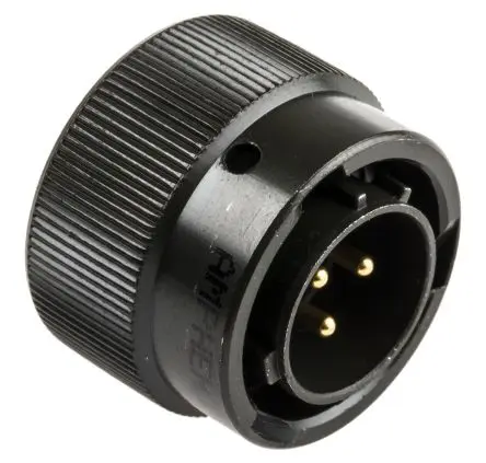 Produktfoto 1 von Amphenol Limited, 62 GB Kupfer, Zinn MIL-Spec Rundsteckverbinder Gerade, 3-polig, 850V ac, Kabel, Gehäuse 12 Stecker,