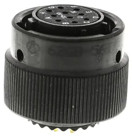Produktfoto 1 von Amphenol Limited, 62 GB MIL-Spec Rundsteckverbinder Gerade, 10-polig, 700V dc, Kabel, Gehäuse 12 Stecker, MIL-DTL-26482,
