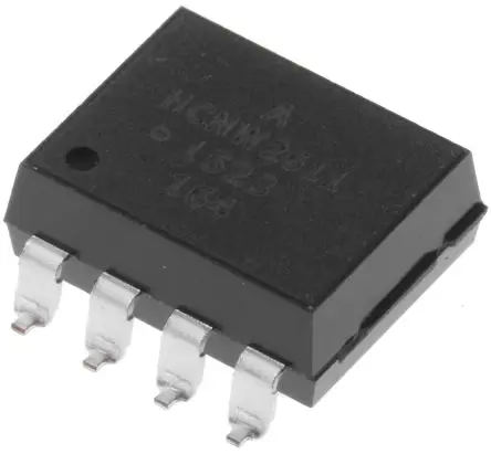 Produktfoto 1 von Broadcom HCNW, AEC-Q100 Oberfläche 1 Optokoppler DC-In, 8-Pin DIP, Isolation 3.75 kVrms
