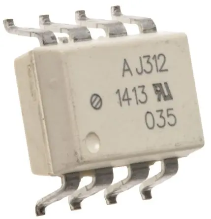 Produktfoto 1 von Broadcom HCPL Oberfläche Optokoppler DC-In, 8-Pin DIP, Isolation 3.75 kVrms