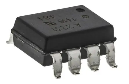Produktfoto 1 von Broadcom HCPL Oberfläche 2 Optokoppler DC-In, 8-Pin DIP, Isolation 5000 V ac