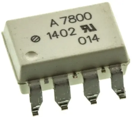 Produktfoto 1 von Broadcom Isolationsverstärker 5.5V 4.5 V 1-Kanal, 8-Pin DIP-8