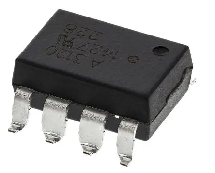 Produktfoto 1 von Broadcom HCPL Oberfläche 1 Optokoppler DC-In, 8-Pin DIP, Isolation 3.75 kVrms
