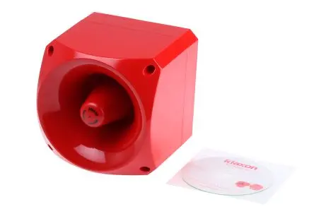 Produktfoto 1 von Klaxon PNV Sirene 24V Rot IP66 / 110 dB 110 dB @ 1m