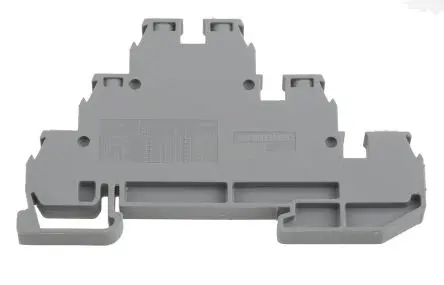 Produktfoto 1 von Entrelec SNA Mehrstufiger Anschlussklemmenblock 3 Grau, 2.5mm², 380V ac Schraubbefestigung
