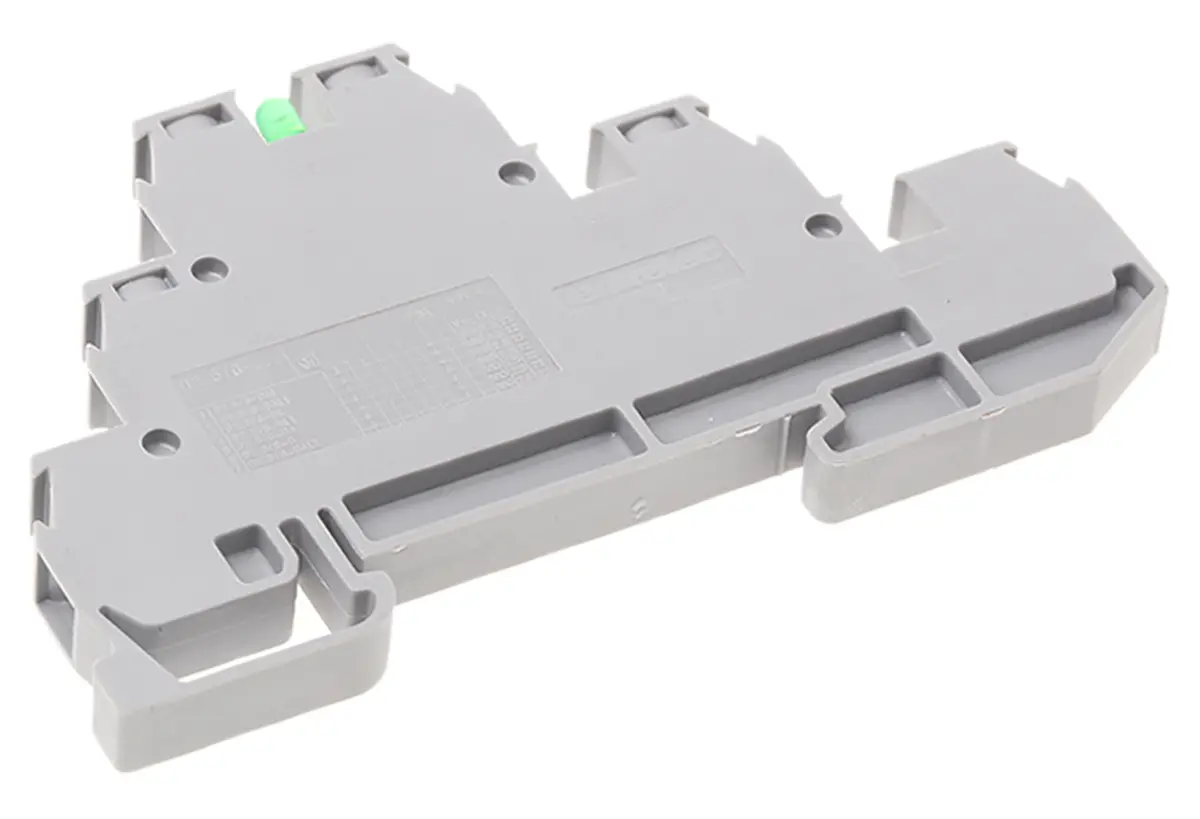 Entrelec SNA Anschlussklemmenblock DIN-Schiene 2 Grün, 2.5 mm², 380 V ac Schraubbefestigung