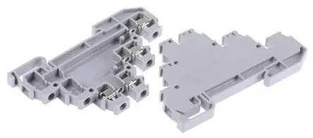 Produktfoto 1 von Entrelec SNA Anschlussklemmenblock DIN-Schiene 3 Grau, 2.5mm², 380V ac Schraubbefestigung