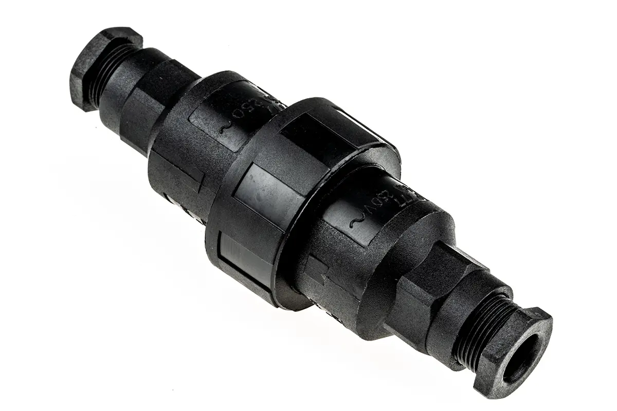 Produktfoto 1 von Bulgin Haupt-Inline-Stecker 3-polig IP68 Kabel Stecker/Buchse 250 V ac 16A