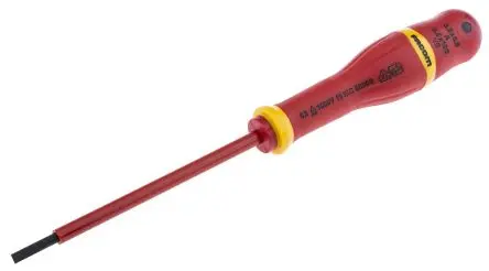 Produktfoto 1 von Facom VDE 1000V zugelassen Isoliert, Kohlenstoffstahl, 204 mm / Klinge 100 mm
