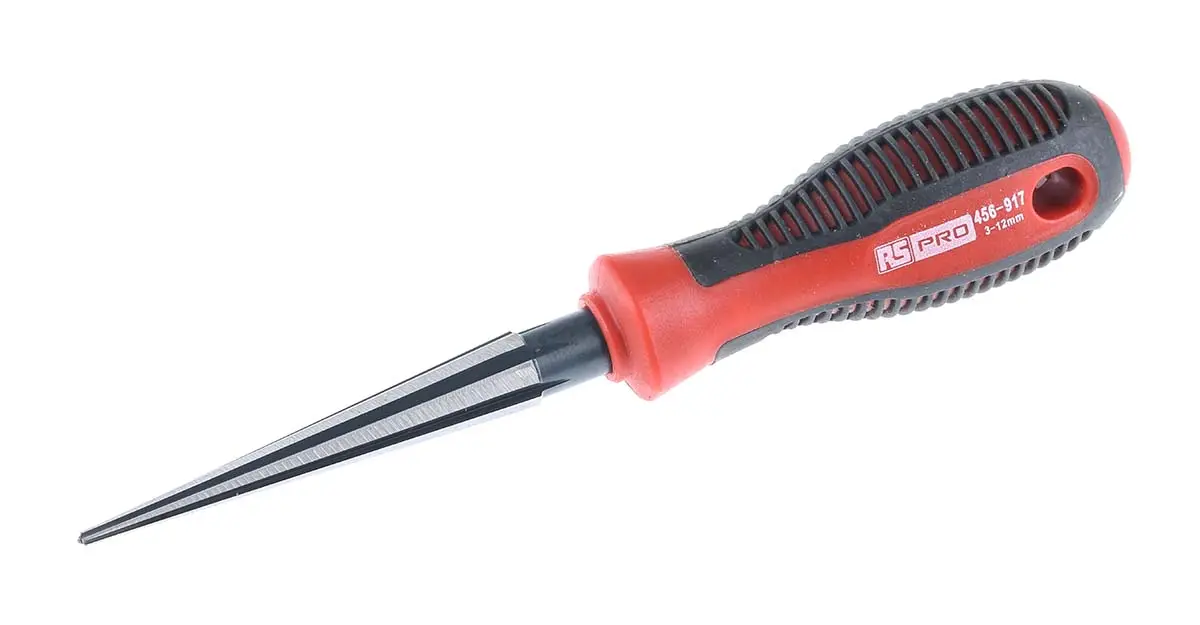 Produktfoto 1 von RS PRO HSS Handreibahle, Verjüngt, Ø 3 ⭢ 12mm x 175 mm